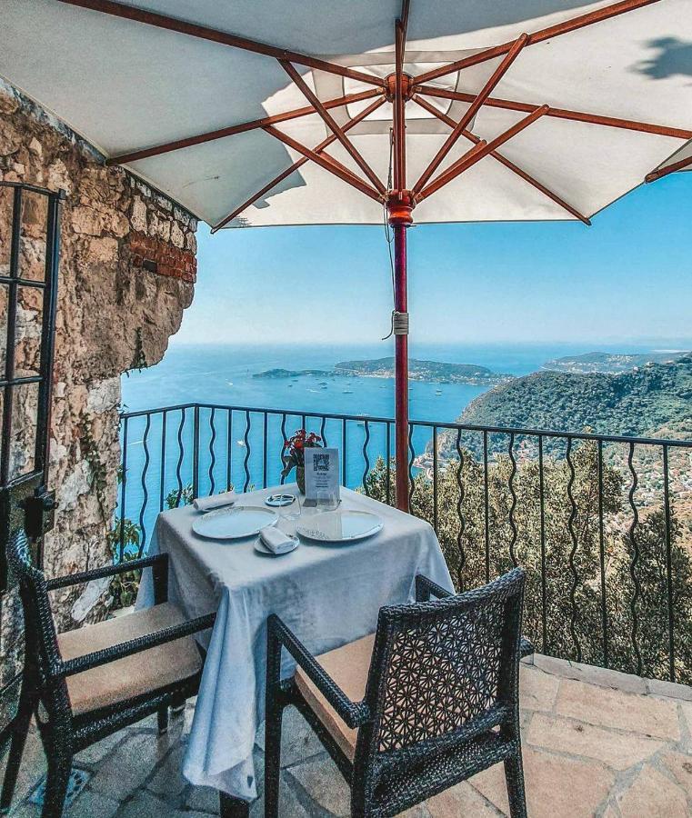 Studio Au Calme, Avec Terrasse Et Parking A Eze Village Bagian luar foto